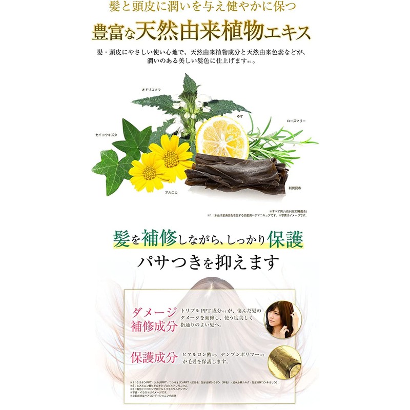 Rishiri Hair Color Treatment (Light Brown) 7.1 oz (200 g)