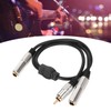 6.35mm Female to 6.35mm Female RCA Cable Gold Plated Sound