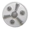 Star Disco Agitador 40 Cm. Diámetro Con Rodillos Y Discos