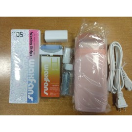 waxfans Roll-on Warmer Waxing Kit for Sensitive Skin-Choose Color - Pink