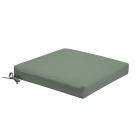 Arden Foam Outdoor Dining Seat Cushion, 19 x 19, Made with ProFoam, Rain-Proof, Fade Resistant, Sage Green Texture