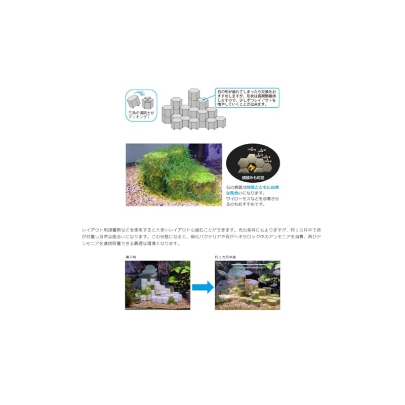 Hexalock Ammonia Continuous Absorption Stone (Pack of 2)