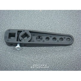 Replacement Black Plastic WC Toilet Cistern Flush Lever Multi Adjustable ARM