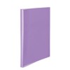Plus Clear File, Simple Clear File, A4, 40 Pockets, Purple,