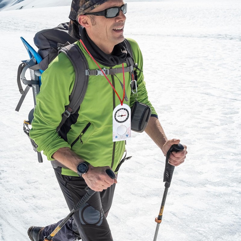 Compass Navigation Tool – Portable Hiking with Lanyard for Outdoor
