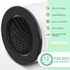 AP-T45 AP-T40FL Replacement Filter Compatible with 1461901 HoMedics Air Purifier
