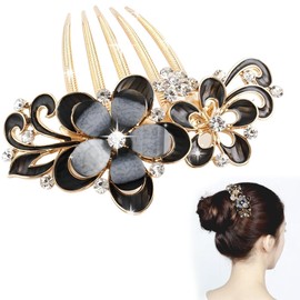 Bridal Wedding Hair Comb Crystal Hair Accessories, Butterfly Crystal Hair Accessories, Bridal Hair Combs Bridal Hairpieces for Women and Girls