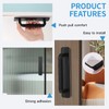 atnayo 4 Pack Peel Stick on Door Handles, PP Material,