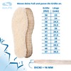 SULPO 2 Pairs Winter Insoles - Soft Warm 100% Sheep's