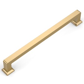 Amerdeco 10 Pack Champagne Bronze Cabinet Pulls 6.3 Inch(160MM) Hole Centers Kitchen Cabinet Handles Cabinet Hardware Kitchen Handles for Cabinets Cupboard Handles Drawer Pulls ZH0019…