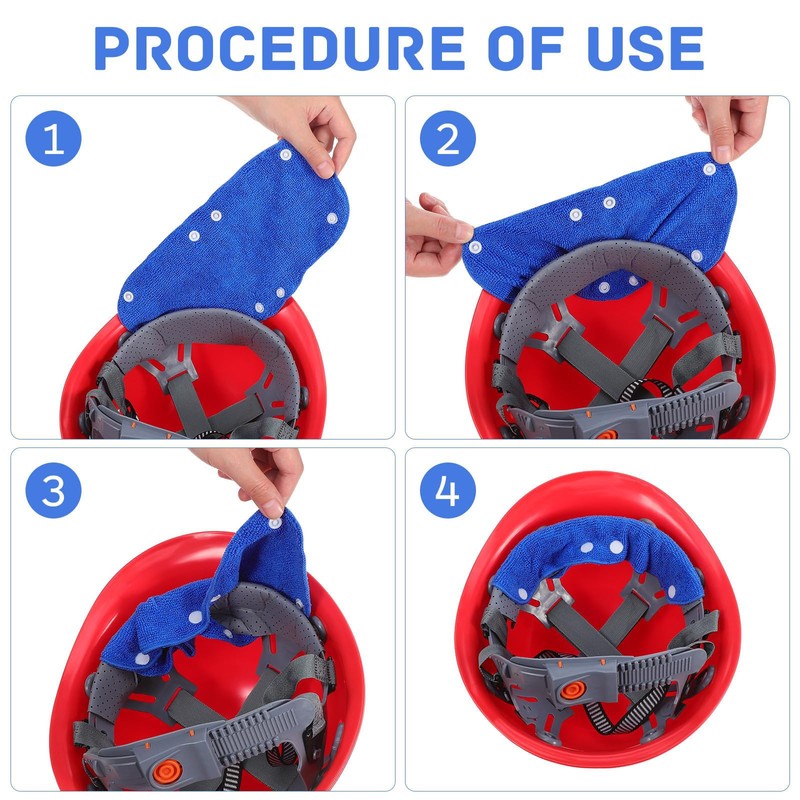 4Pcs Hard Hat Sweatband Replacement Sweat Band Liner Safety Sweatband