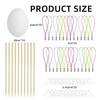 Easter Eggs for Painting and Hanging, Pack of 25 Easter