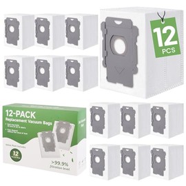 Paquete de 12 bolsas de repuesto para aspiradora Roomba, compatibles con Irobot Roomba j7 j9 i3 i7 s9 i4 i8 j8 i6 i5 j6 i3 i1 i4 i6 i8 j7 s9 Plus,... 