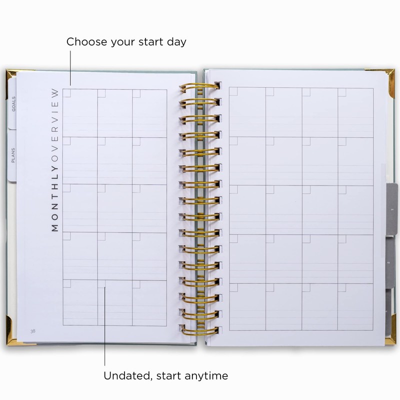 The STARTplanner Quarterly Undated Ocean Tides Planner