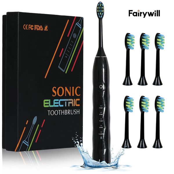 Ultrasonic Electric Toothbrushes, Rechargeable Toothbrush for Adults and Kids, T