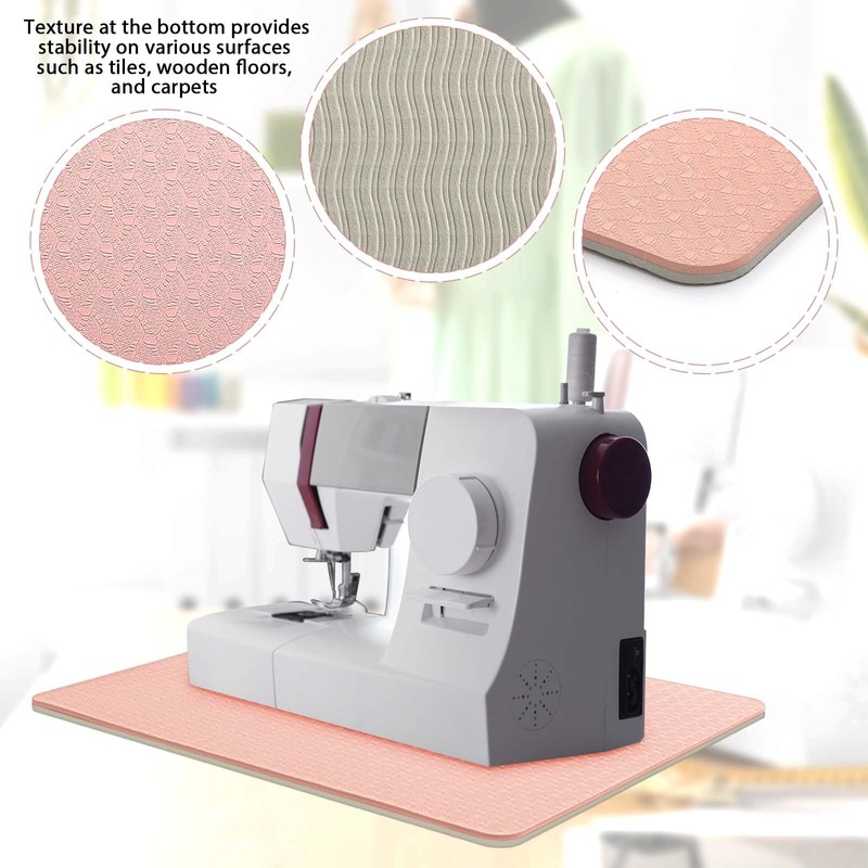2 Pcs Sewing Machine Muffling Mat Pedal Sewing Mat Reduce