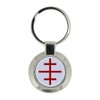 Papal Cross Christian Key Ring