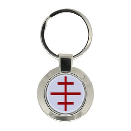 Papal Cross Christian Key Ring