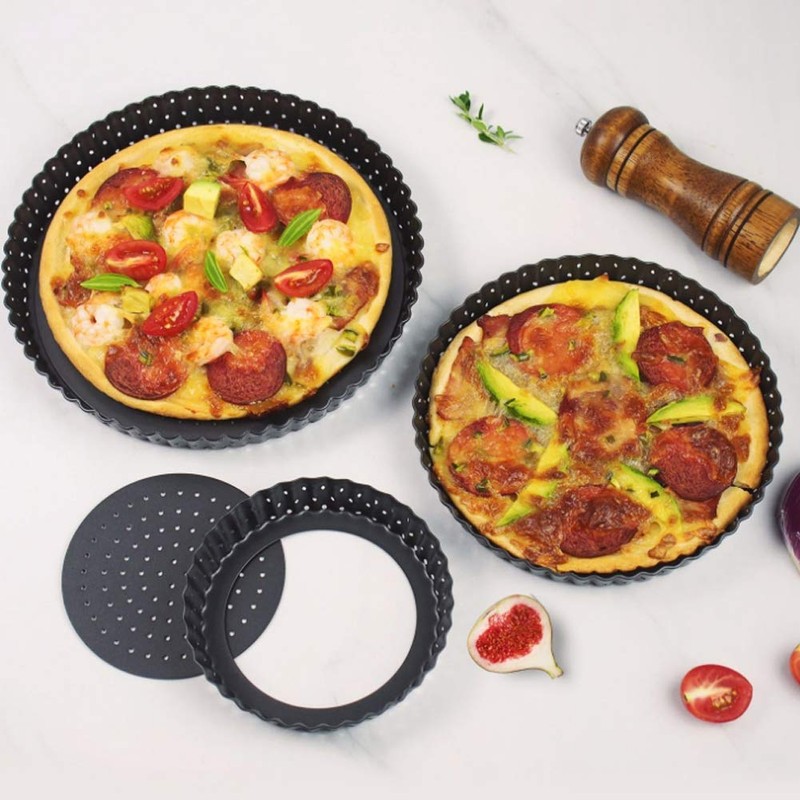 WOOXGEHM Pizza Pan, Good Thermal Conductivity, High Strength, High Temperature