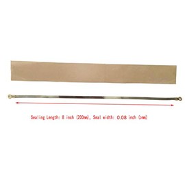 10 cintas de teflón de repuesto para selladores de 8 pulgadas, kit de reparación de selladores de impulsos para la mayoría de selladores de mano, longitud: 200 mm