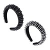 DouuYuhet Sparkle Diamond Crystal Headband Rhinestone Women Headband Padded Wide