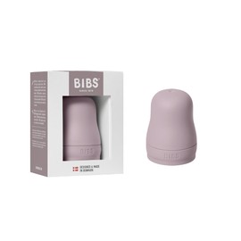 BIBS Bottle Cap Set - BPA-Free, Dishwasher Safe, Customizable Colors, Includes Cap, Milk Lock, and Screw Cap - Compatible with BIBS Bottles (Sold Separately) - Dusky Lilac