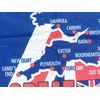 Great Britain Map Union Jack Flag Tea Towel United Kingdom