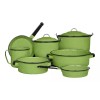 Cinsa Bateria Cinsa Huasteca Optima Verde Aguacate 9 Piezas