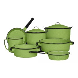 Cinsa Bateria Cinsa Huasteca Optima Verde Aguacate 9 Piezas