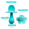 Grabease Set De 2 Mini Cucharitas De Silicon Para Bebes