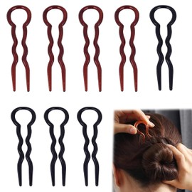8 Women's Hair Pins, Women's Style Grip Hairpins, U-Shaped Hair Pins, Simple Hair Pins, Hair Styling Accessories