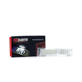 EinParts License Plate Light EP37 Canbus 6000K Cold White for X5 E53 1999-2006 X3 E83 2003-2010 2 Pieces