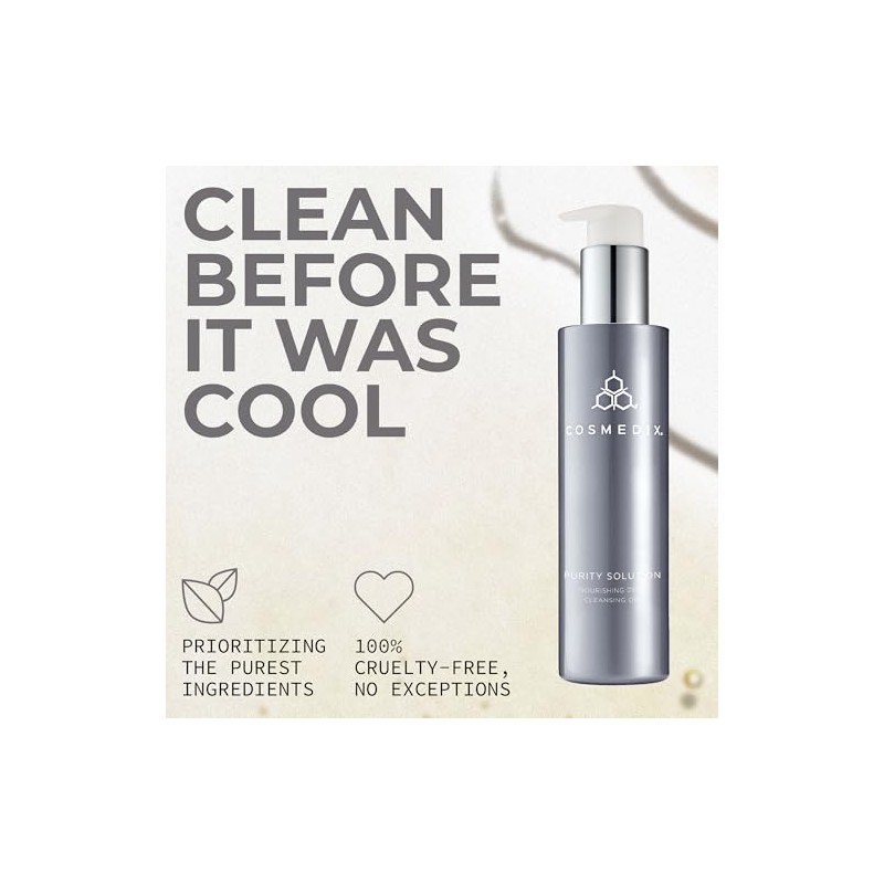 CosMedix Purity Solution Nourishing Deep Cleansing Oil for Unisex Cleansing