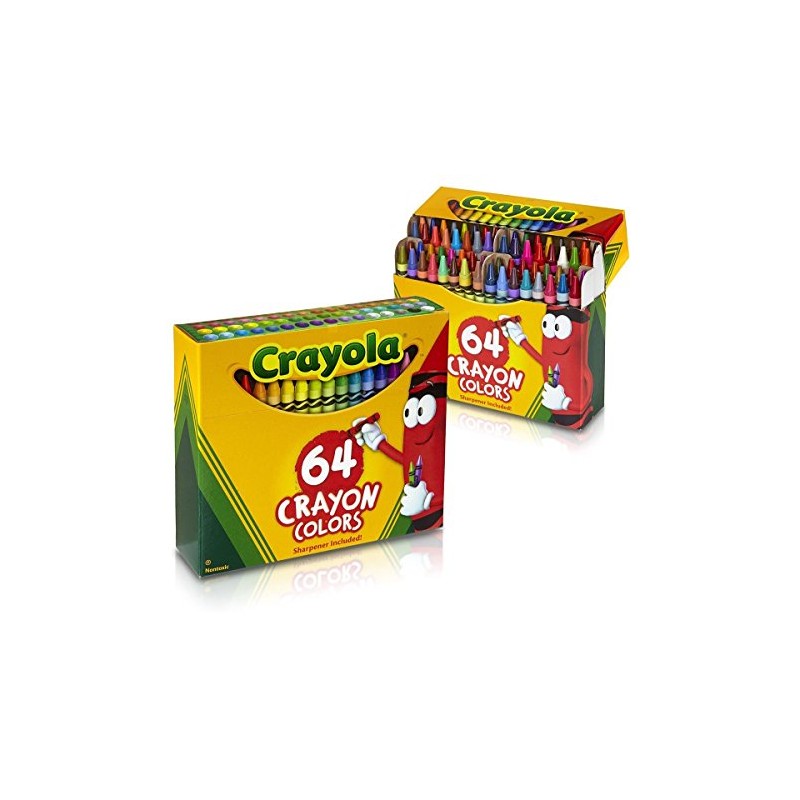 Crayola 760488360385, 64 Ct Crayons (Pack of 2)