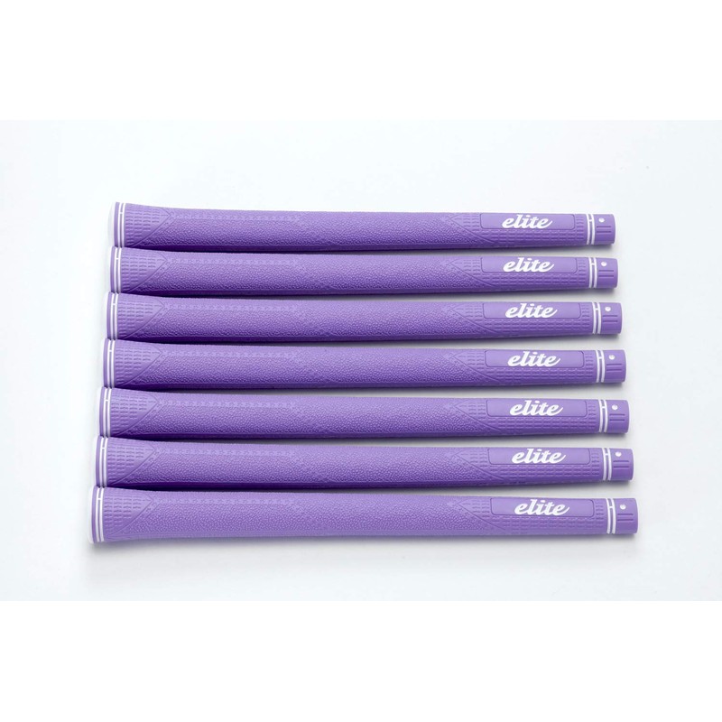 elitegrips CX46 Golf Grips, Set of 7, Smoky Purple with