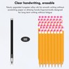 6+6Pcs Everlasting Pencil, Infinity Pencil with Eraser and Replacement Nibs,Reusable