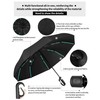 KLYOZO Travel Umbrella Automatic Open Windproof - 80 Ribs &