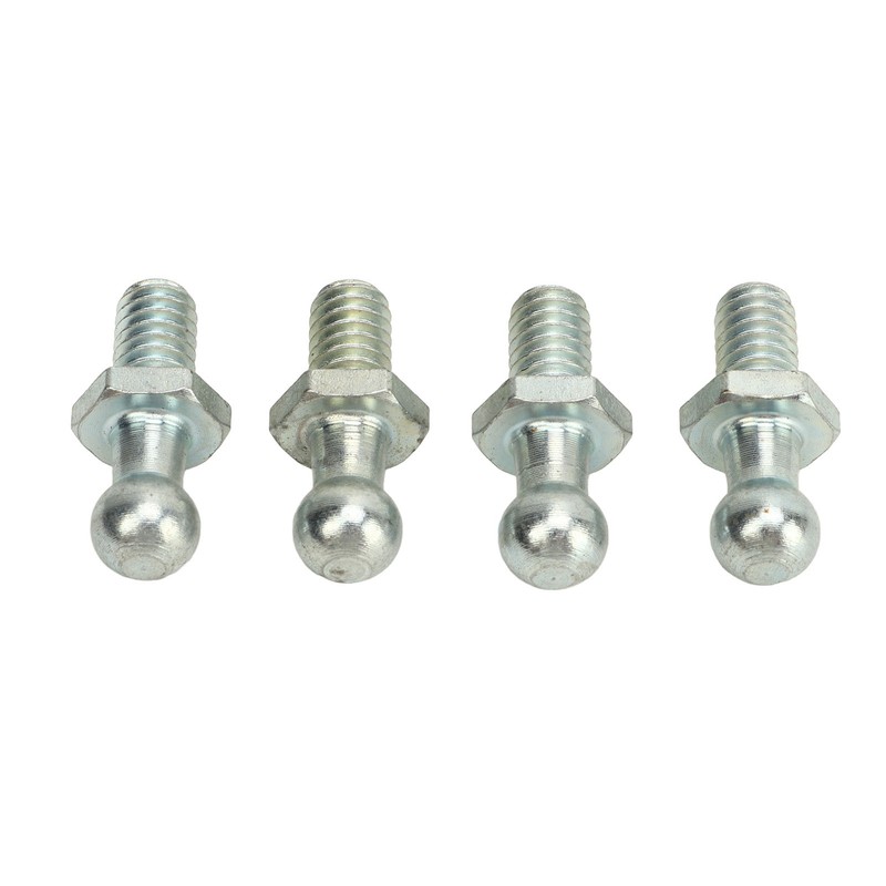 4Pcs 10mm Ball Studs 5/16‑18 Thread High Hardness Rugged Stable
