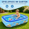 Sunshine Smile Piscina Hinchable para niños, 120 x 85 cm,