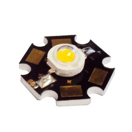 DEMASLED 10 Pack High Power LED 3W DC 2.4-3.8V Input / 700mA Output LED Chip Dimmable Led Light with Heatsink Aluminum Base Lamp Beads Ultra Bright Star Component Chip