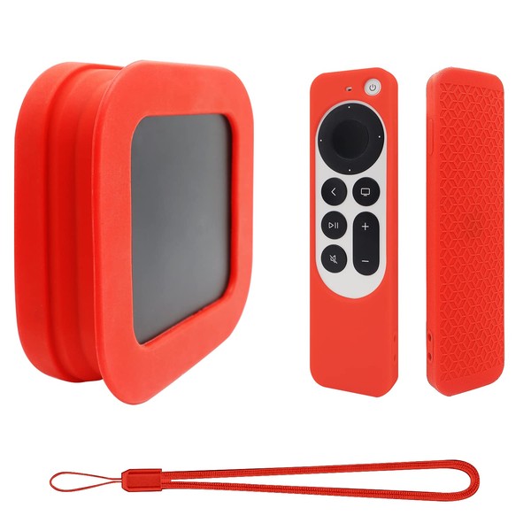 ZEVGOV Silicone Case for 2022 Apple TV 4K Siri Remote