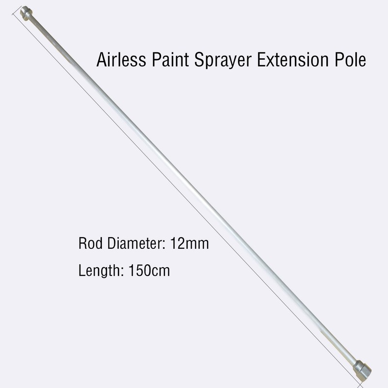 LiGuVCY Airless Paint Sprayer Extension, 150CM Airless Sprayer Gun Tip,