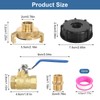 IBC Container Accessories, IBC Ball Valve with Quick Coupling, 1/2