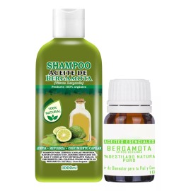 VIVONATURAL Shampoo De Bergamota 1 Litro Mas Aceite Gratis