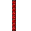 Toyland® 8 X 4cm Red Jingle Bells - Christmas Decorations