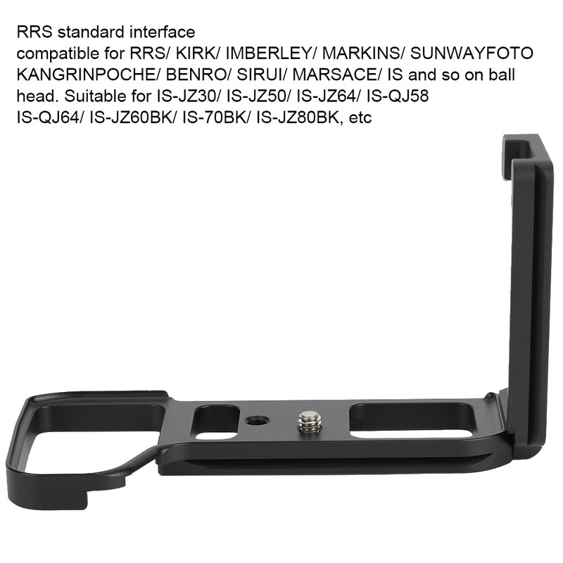 Metal Quick Release L plate Bracket Vertical Hand Grip Holder