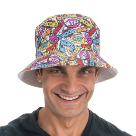 Chaks -Fisherman Hat 90s Vintage Sun Hat for Men & Women Fishing Hat Retro Summer Accessories Festival