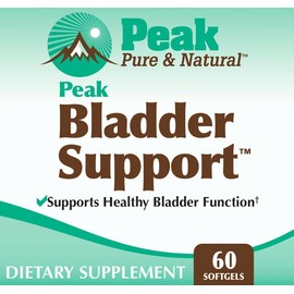 Peak Bladder Support by Peak Pure & Natural® for Overactive Bladder and Bladder Control | Go-Less™ for Urge Incontinence and Leak Accident Protection | Soylife® and EFLA® 940