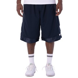 Pro Club Men's Heavyweight Mesh Basketball Shorts, Navy, Medium