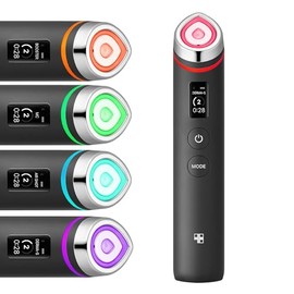 Medicube Age-R Booster Pro - Dispositivo de terapia LED 6 en 1 para una mejor absorcin, radiance, elasticidad, contorno facial, cuidado de los poros  